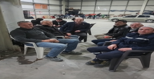 Beypazarı Saadet Partisinden maden işçilerine destek ziyareti