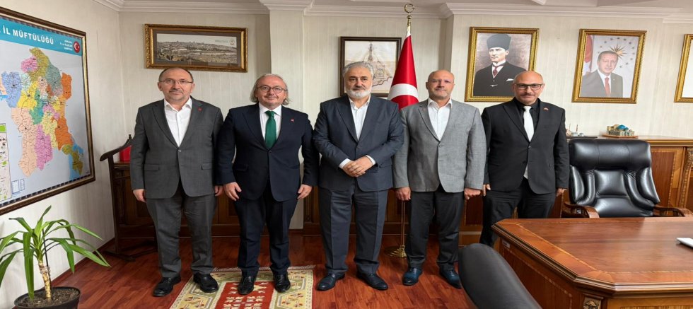 Ahmet Yazıcı Ankara müftüsünü ziyaret etti. 