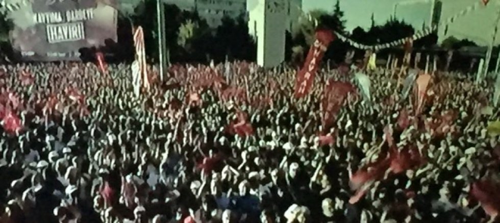 CHP den Ankara'da miting
