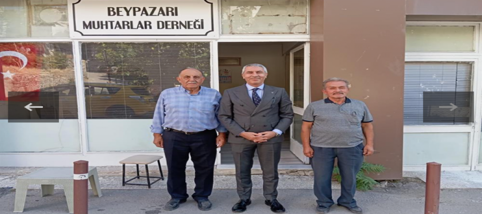 Kaymakamdan Muhtarlar derneğine ziyaret