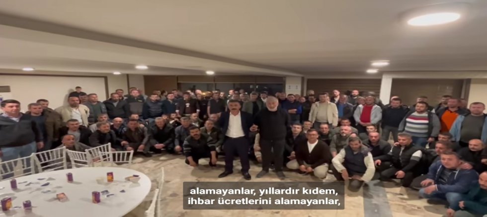Maden İsçcileri Ankara'ya yürüme kararı aldı.