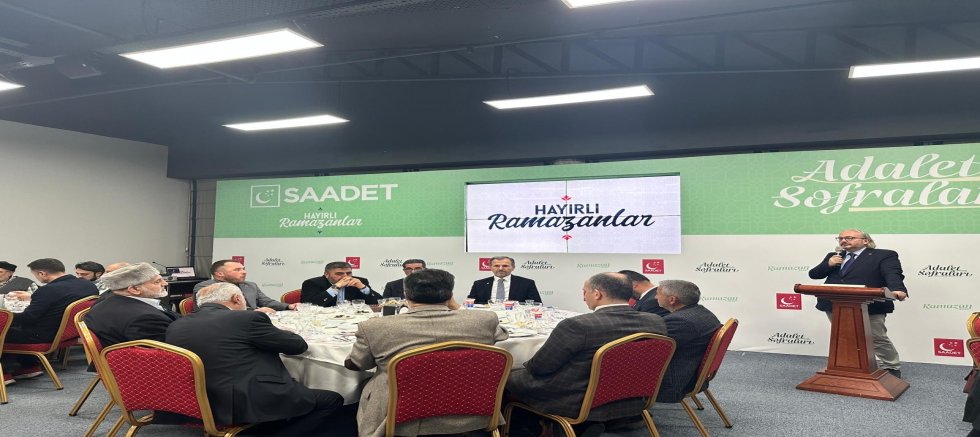 Mesut Doğandan Saadet Partisi  Ankara il yönetimine iftar