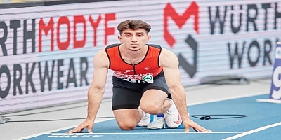 400 metrede İlyas Çanakcı 2. oldu