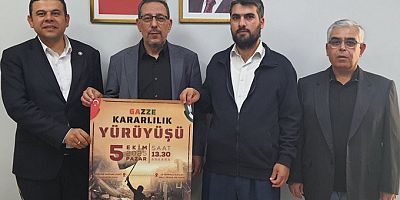 Ankara'da Filistin karalılık yürüyüşü ve mitingi.