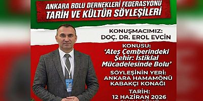 Bolu Gecesi 12 Haziran'da Ankara Kabakçı konağında