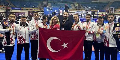 Hindistan’da yapılan KickBoks kupasında 5 altın madalya.