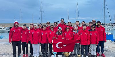 Milli Takım Yelkencilerimiz en iyi takım oldular.