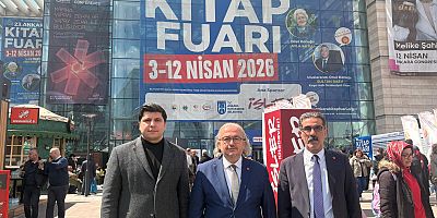 Saadet Partisinden kitap fuarını ziyaret