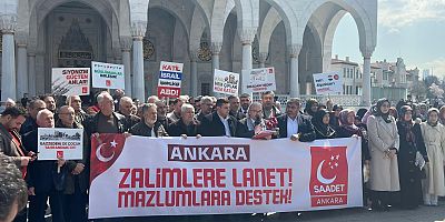 SP si Zalimlere lanet, mazlumlara destek basın açıklaması